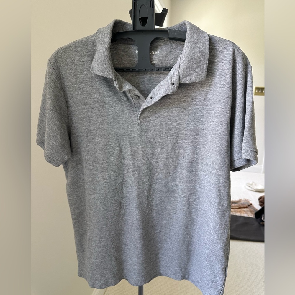 Primark gray polo shirt